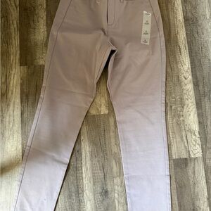 Old Navy Women's Ankle Jogger Pants in Light Mauve